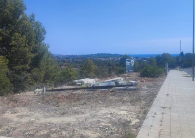 Desbroce de terrenos para construcción en Creixell
